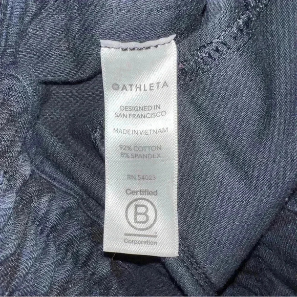 Athleta Farallon Jogger dark blue camouflage size 8 - Picture 5 of 7